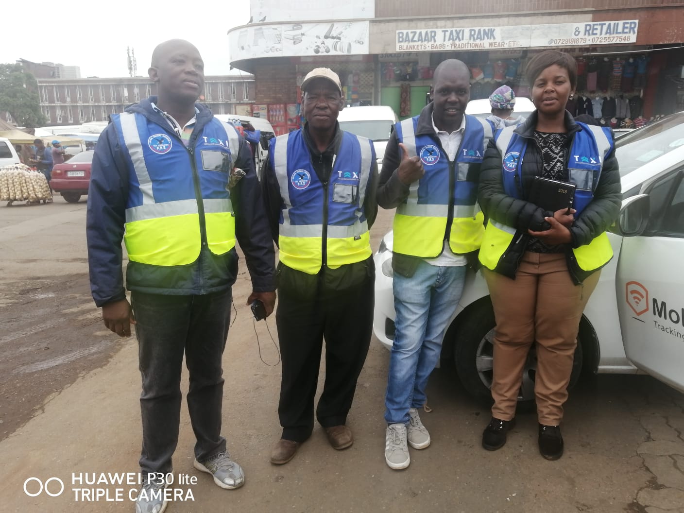 TAMS rollout with rank marshals outside buses