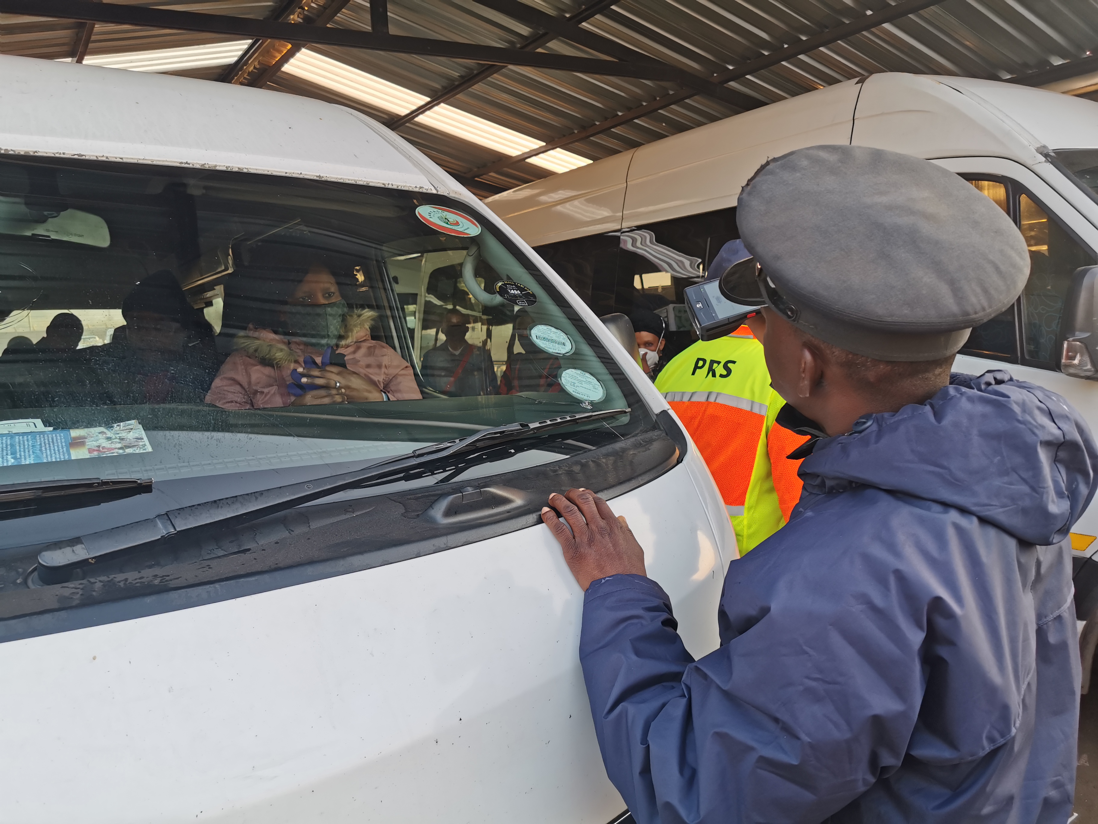 Marshals receiving training at rank